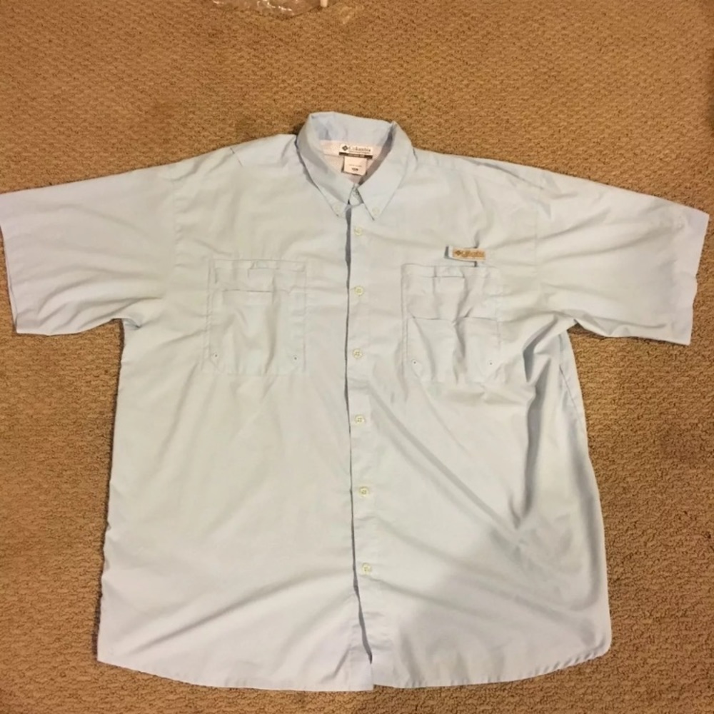 Columbia PFG Xxl 2xl Fishing Shirt Mens